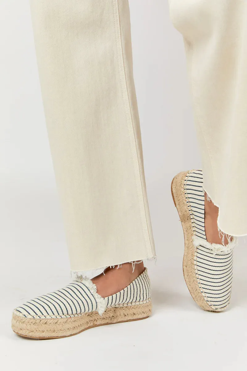 Aberdeen High Rise Wide Leg Ankle Crop - Ecru