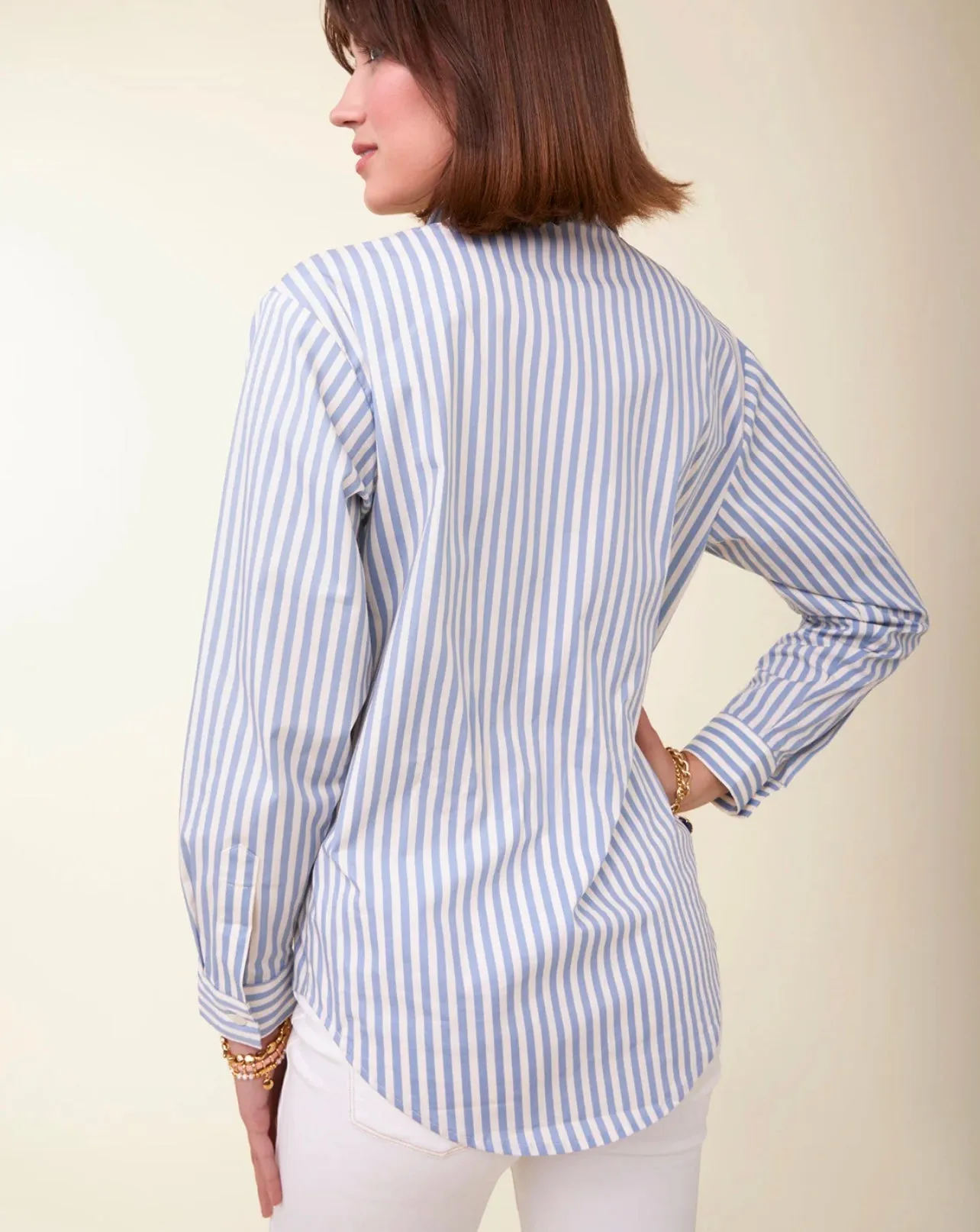 Aida Buttonfront Shirt - Lakeside