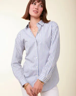 Aida Buttonfront Shirt - Lakeside