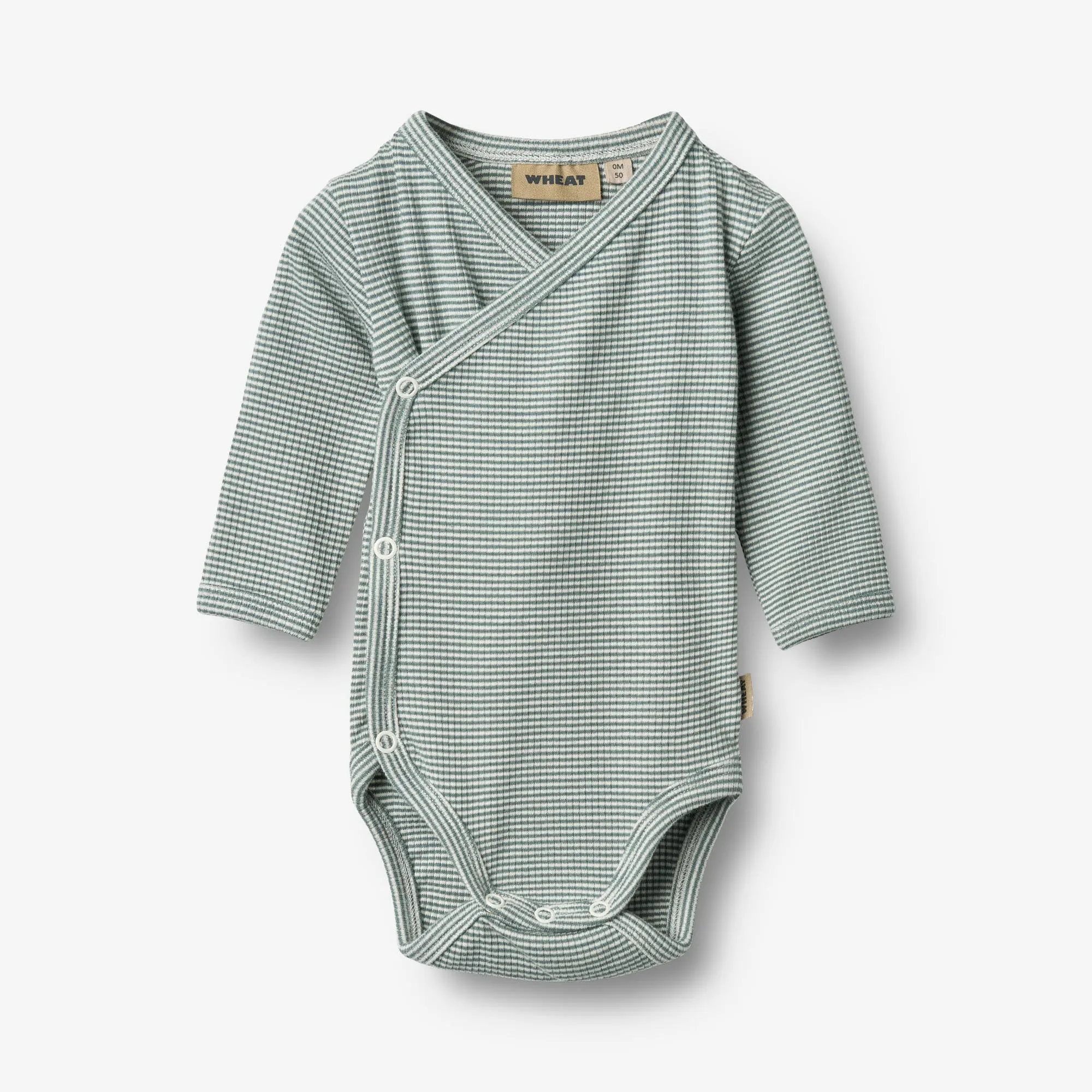 Body Wraparound L/S Pil - stormy sea stripe