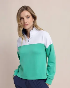 Braylyn Zip Pullover - Simply Green