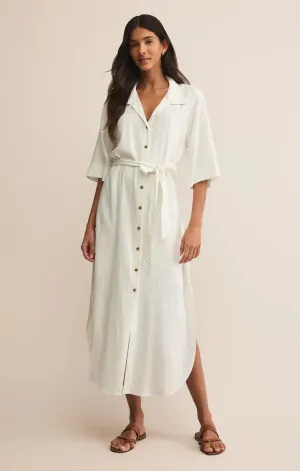 Brise Linen Midi Dress