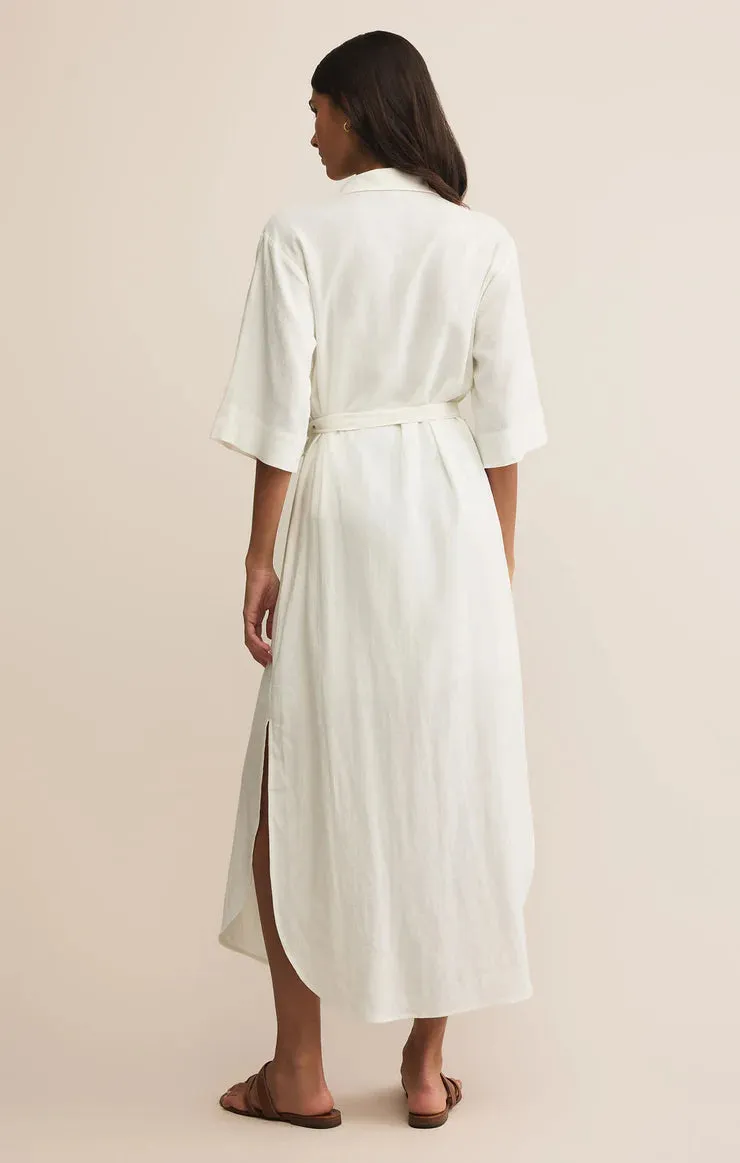 Brise Linen Midi Dress