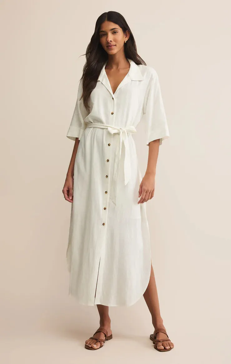 Brise Linen Midi Dress
