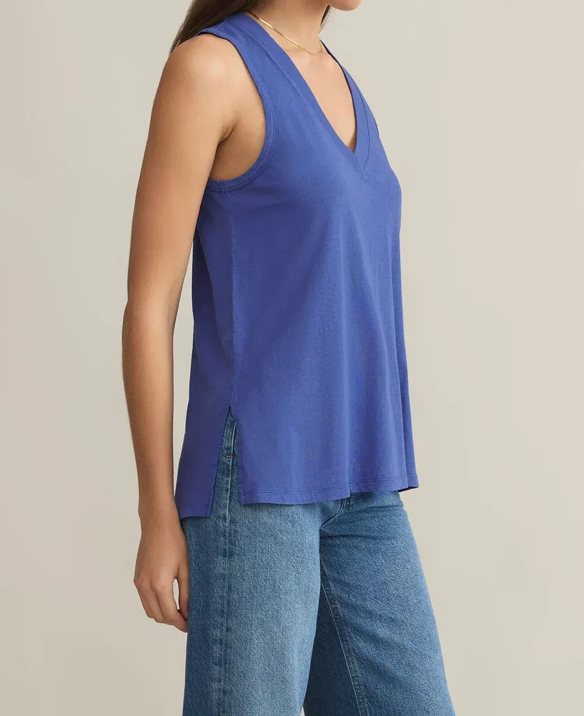 Californian V-Neck Tank - Riviera