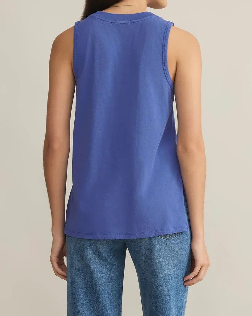 Californian V-Neck Tank - Riviera