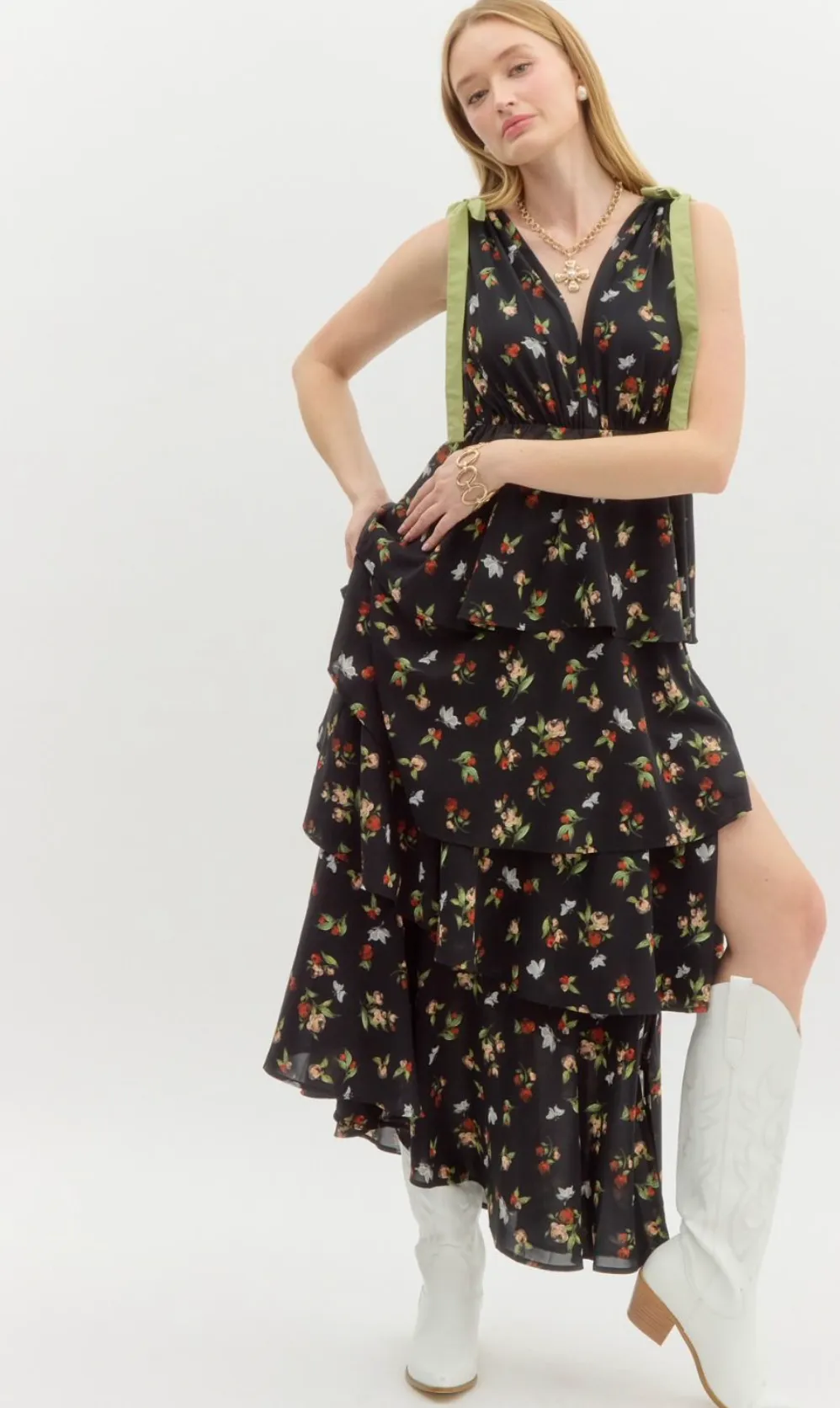 Cora Tiered Maxi Dress