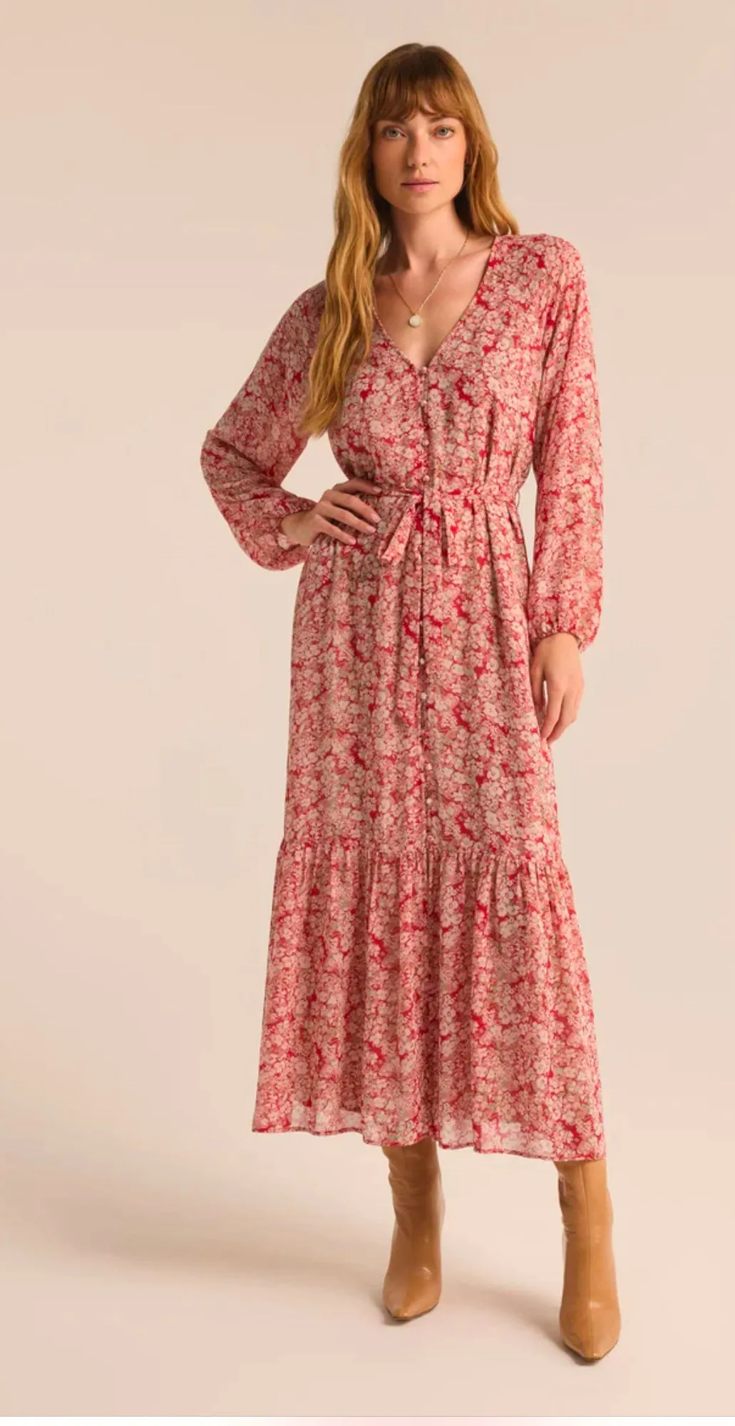 Della Floral Print Dress