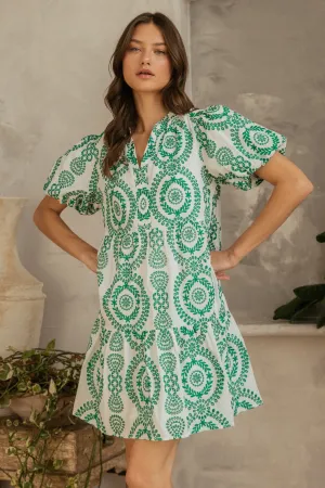 Ellie Eyelet Mini Dress