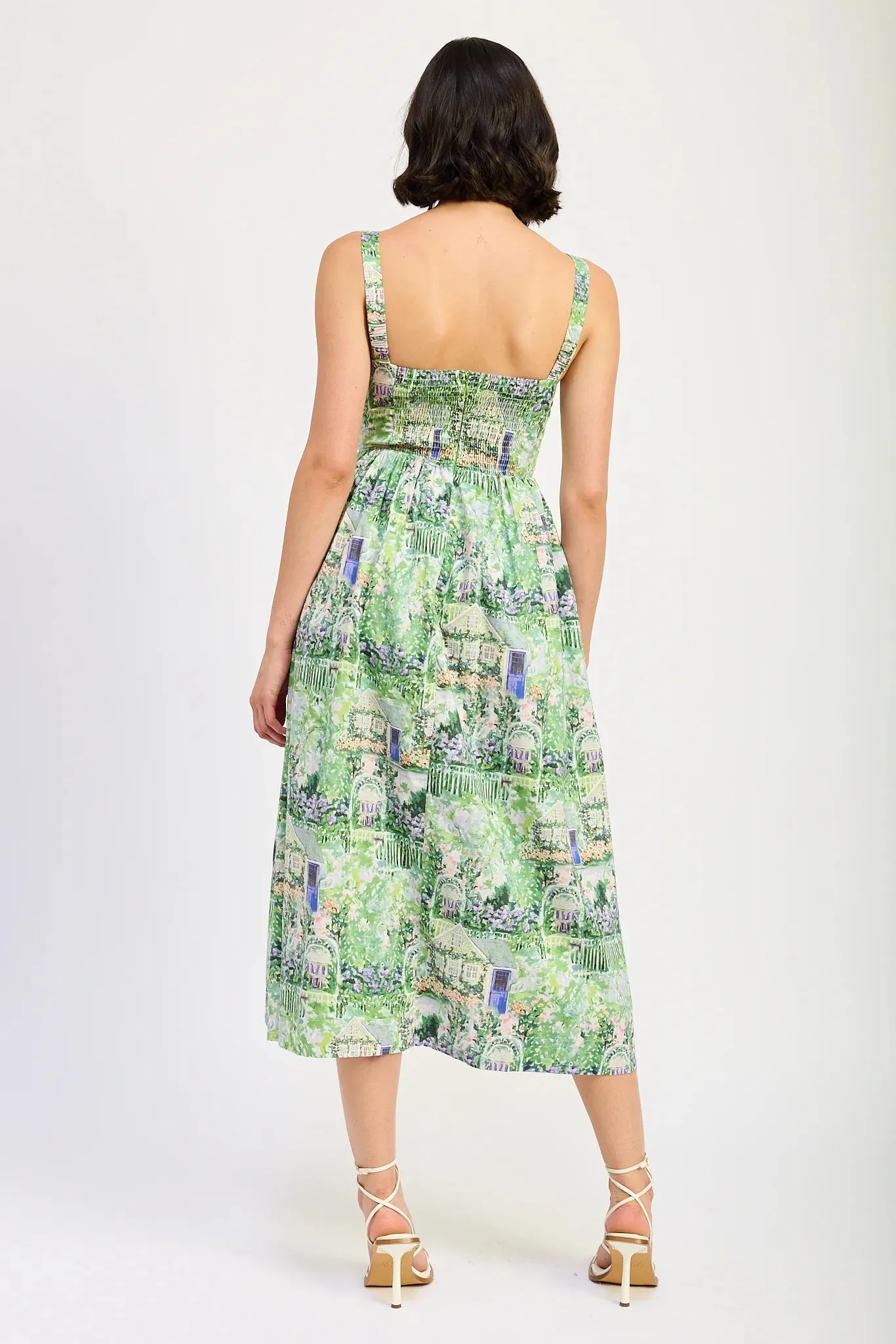 English Garden Midi Dress