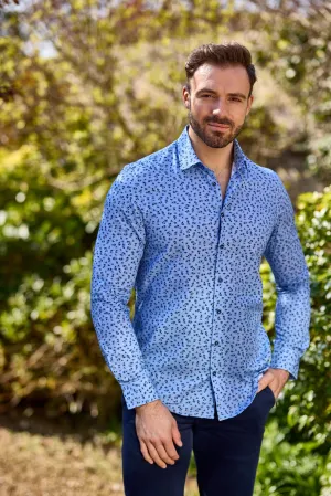 Gun Hill Mens Cutty Sark Shirt - Blue