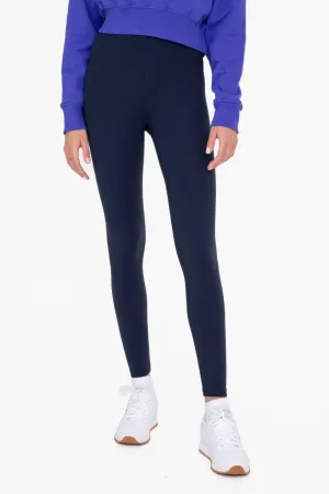 Navy Essential Solid Leggings