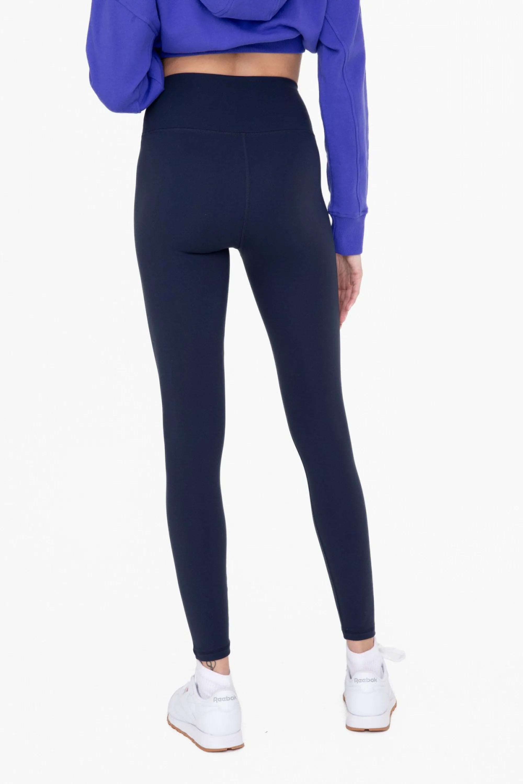 Navy Essential Solid Leggings