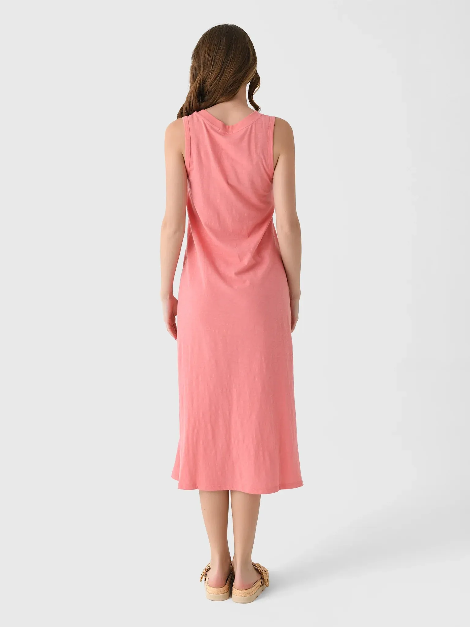 Palisades Midi Dress - Sunset Pink