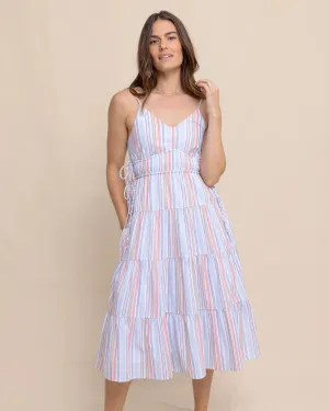 Raquel Stripe Midi Dress