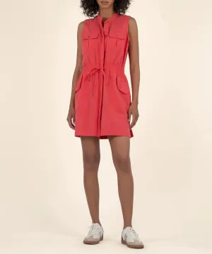 Remy Utility Dress - Poppy