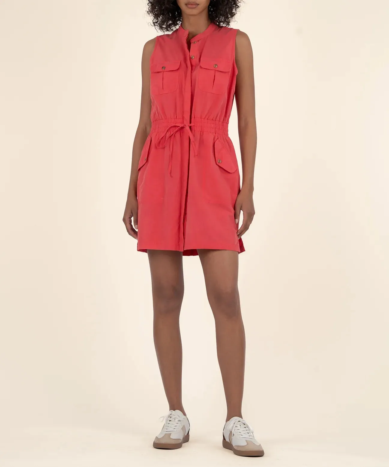Remy Utility Dress - Poppy