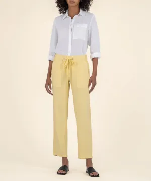 Rosalie Linen Pants - Daffodil