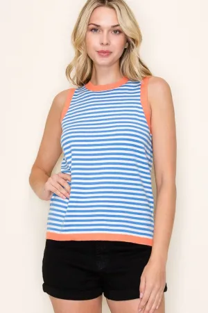 Sadie Stripe Sweater Tank
