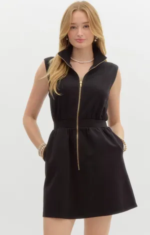 Shelly Sporty Dress - Black