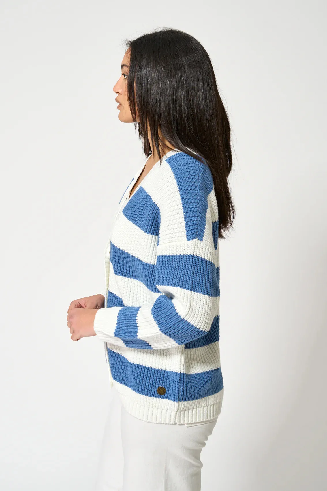 Striped Knit Cardigan