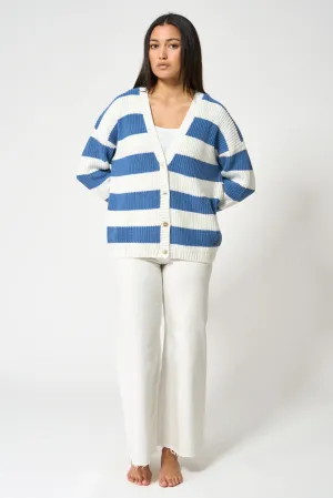 Striped Knit Cardigan