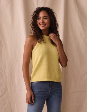Wanderlust Hi-Neck Tank - Sunglow