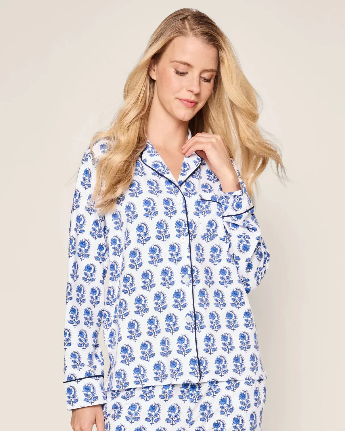 Women's Pima Pajama Set in Bristol Bay
