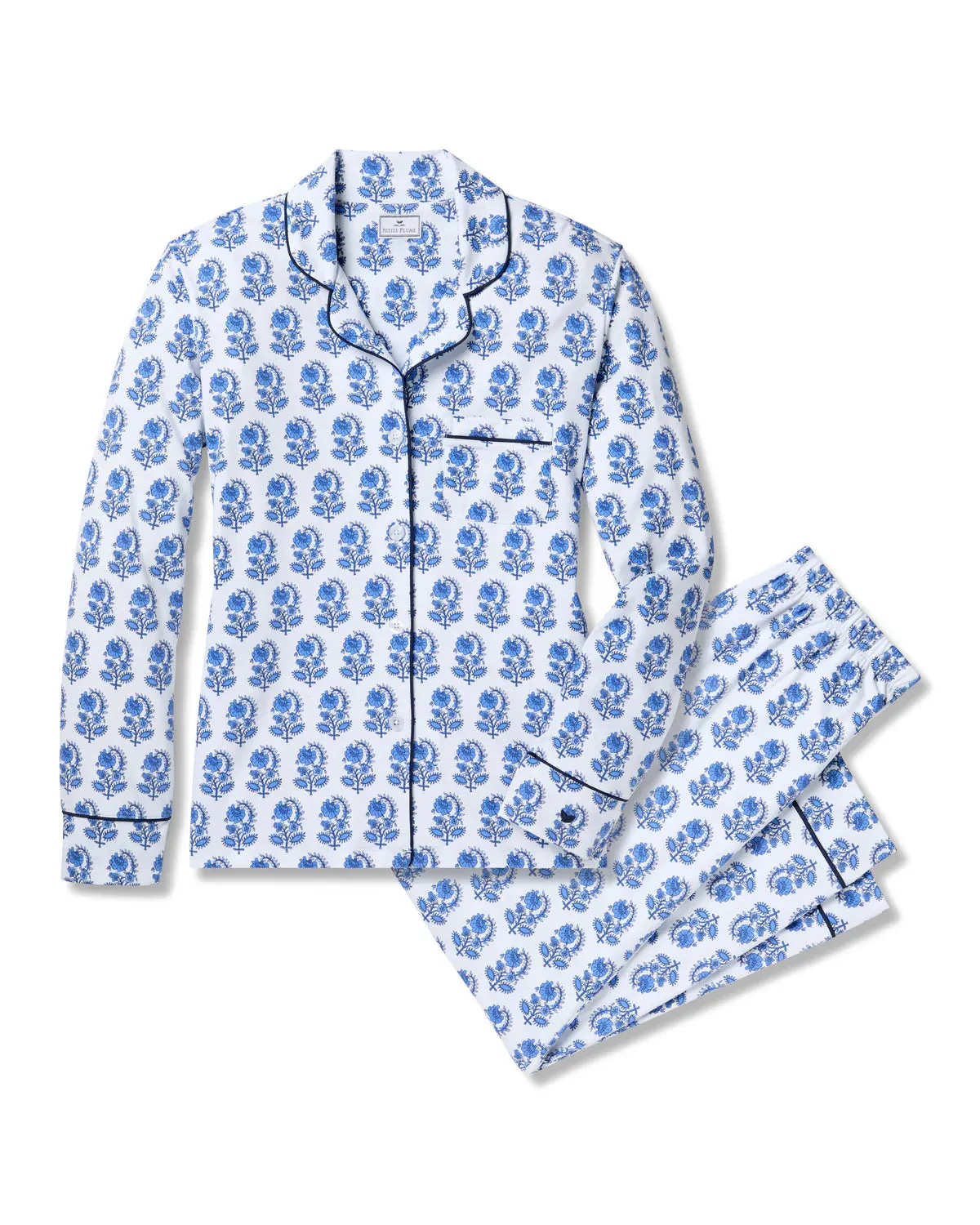 Women's Pima Pajama Set in Bristol Bay