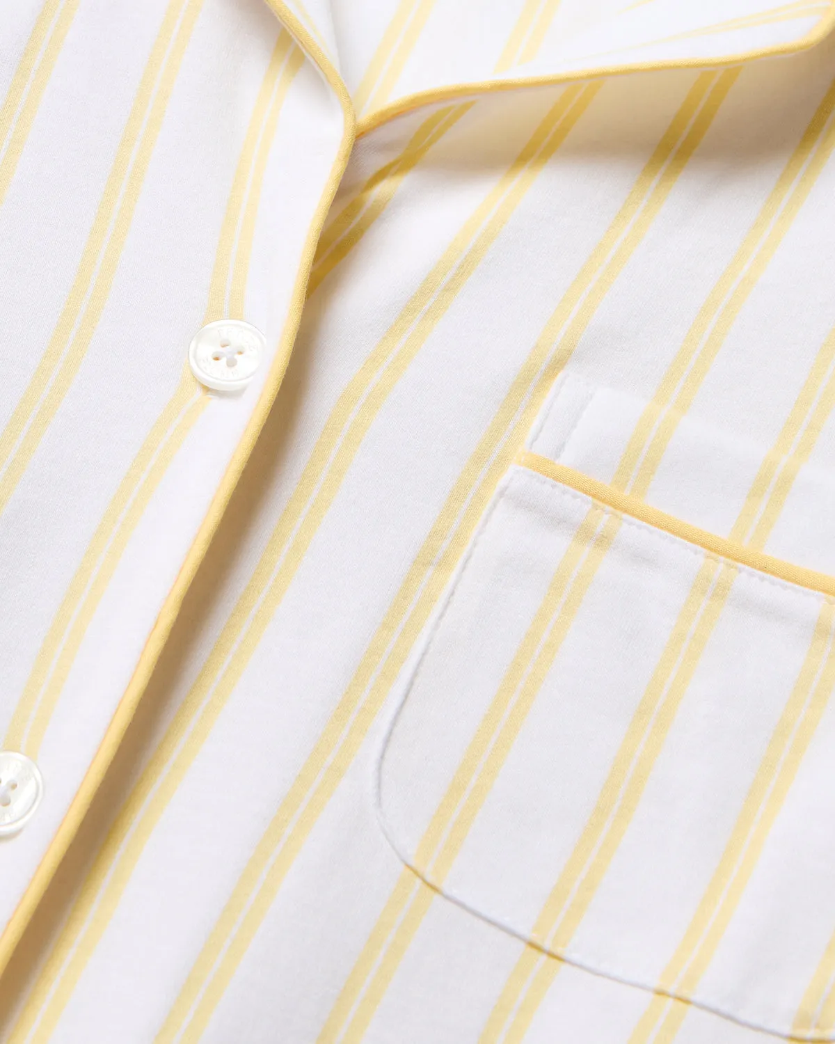 Women’s Pima Pajama Set in Sunny Stripe