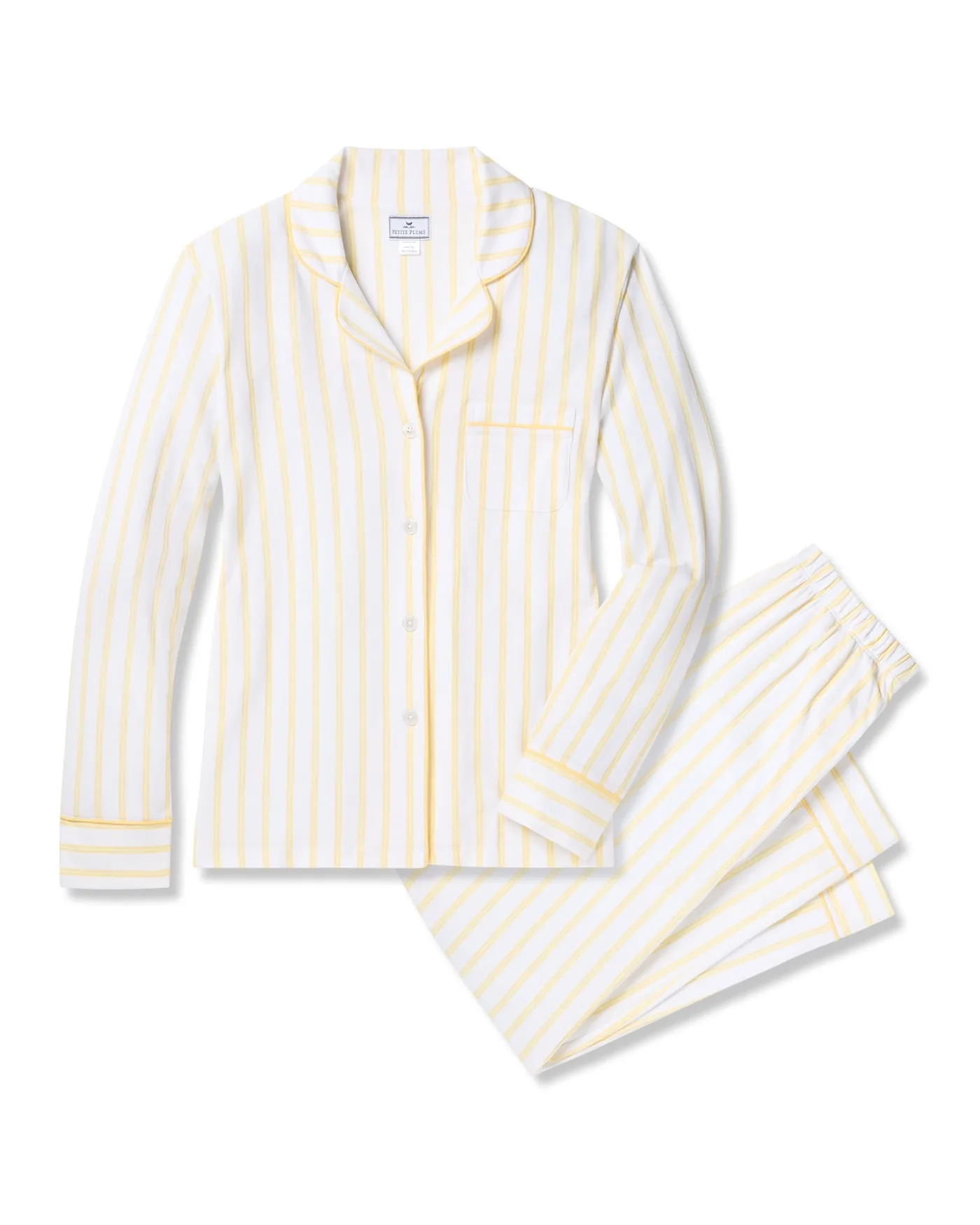 Women’s Pima Pajama Set in Sunny Stripe